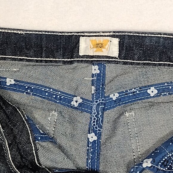 ANTIK DENIM Women's Bootcut Jeans Embellished Pockets Dark Wash Size 27 - Picture 3 of 15